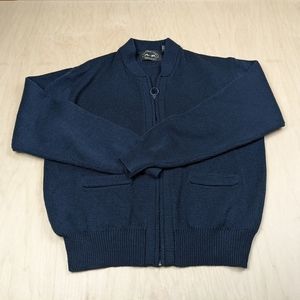 Cozy Northern Isles Acrylic Zip Up Sweater (Men's XL)